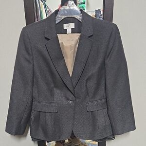 LOFT Dark Gray Women's Suit Jacket
